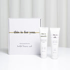 Cadeauset 'this is us.' hand & cuticle cream (150ml) + foot cream (150ml)